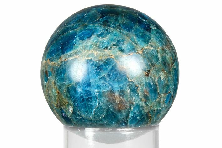 Bright Blue Apatite Sphere - Madagascar #367055
